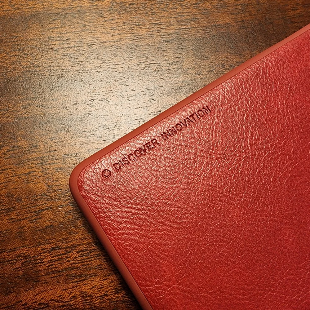 Samsung Galaxy S21 Ultra Nillkin TPU Leather Wallet Folio Phone Slim Case Red